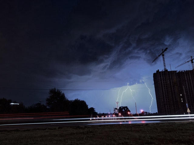 Bad weather car accident