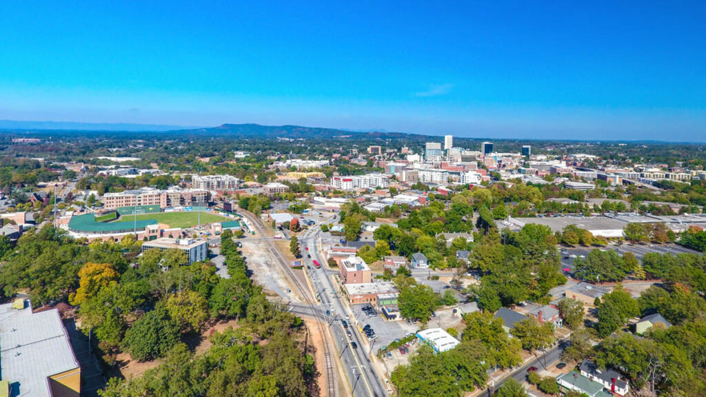 Photo of Greenville South Carolina for car accidents in Greenville, SC story.